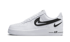 07 FM Cut Out Swoosh White Black