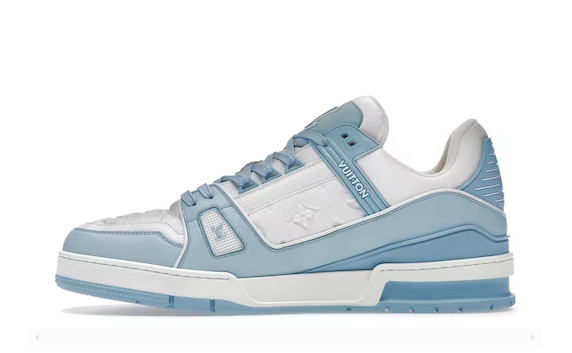 Trainer Low White Sky Blue