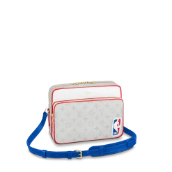 LV X NBA BAG WHITE