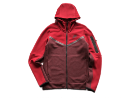 NK TECH FLEECE – RED/BORDEAUX (completa)
