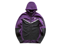 NK TECH FLEECE – PURPLE/BLACK (completa)