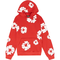 DENIM TEARS – Hoodie Red