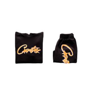 BLACK AND ORANGE ALPHABET SET