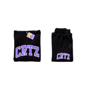 BLACK AND PURPLE ALPHABET SET