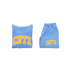 BABY BLUE LETTER SUIT